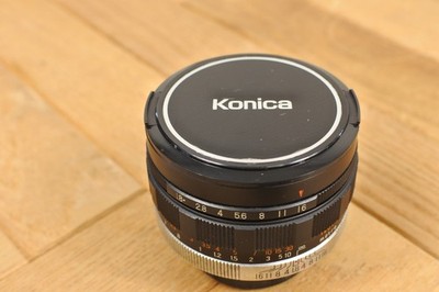 Konica Konishiroku Hexanon 52mm f1.8 Standard Lens F Mount from