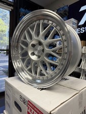 18x8.5 Aodhan Ah02 5x100 35 Silver Machined Lip 18 Wheels Rims Set 4