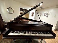 1915 mason hamlin model A baby grand piano, brown, professionally restored