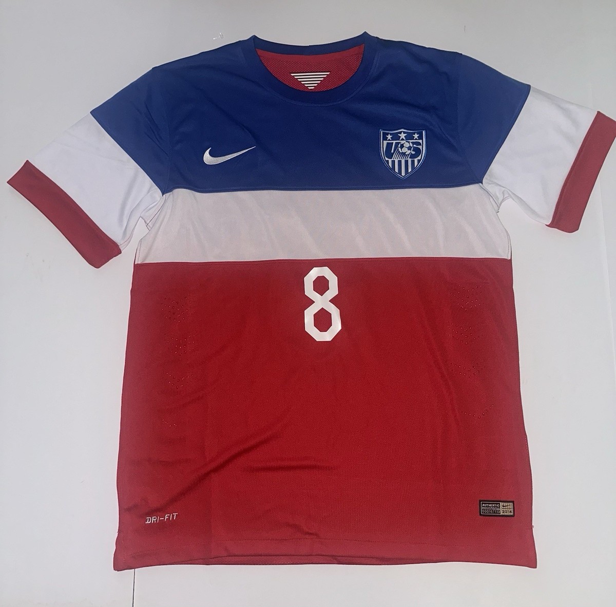 Nike USA National Team Clint Dempsey #8 Soccer Jersey Men's Large