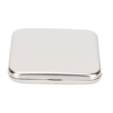 Pocket Mirror Double Sided Foldable Stainless Steel Small Purse Mirror Porta CUT