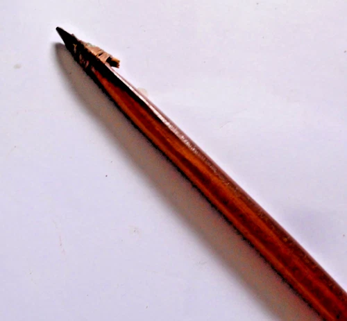 ABORIGINAL  CARVED SPEAR THROWING STICK WOOMERA YINDJIBARNDI TRIBE PILBARA WA A