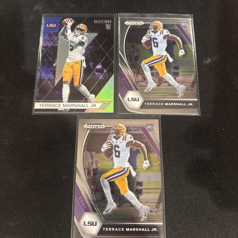 Chronicles Football RC Terrance Marshall Jr. LOT OF 3 LSU Draft Picks Rookie