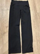 90 Degree by Reflex Black Pull On Stretch Pants Flare Leg Size M