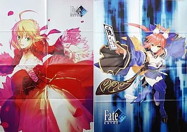 Fate/EXTRA Poster Saber & Caster B2 Anime Sammlerstück 2023