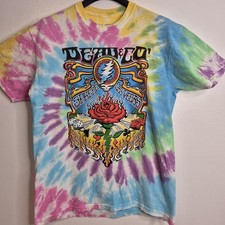 Dead And Company Las Vegas Sphere Opening Night Shirt M Tie Dye Liquid Blue 2024