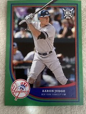 2018 Topps Big League CLEAN CUT RARE GREEN Box Topper #B4 Aaron Judge NYY MVP SP
