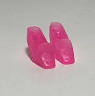 Vintage Barbie Pink Pilgrims Shoes Pink Magenta