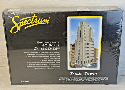 Bachmann 88007 HO Scale Spectrum Trade Tower Building Kit 21'' Tall NEW