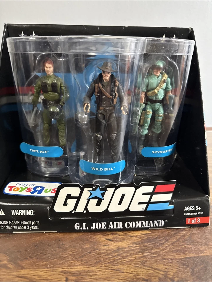 G.I. Joe Air Command 1 de 3 COBRA 25th TU Skyduster, Capt Ace, Wild Bill - Nuevo Foto 2 de 4