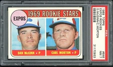 1969 Topps Rookie Stars RC PSA 7 Montreal Expos #646
