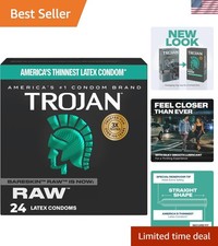 Raw Latex Lubricated Thin Condoms for Men, America  s Thinnest Latex Condoms, ...