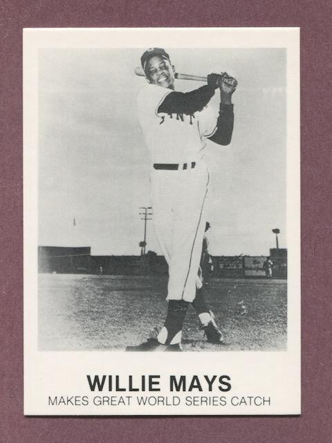 1984 RENATA GALASSO BASEBALL #245 WILLIE MAYS WORLD SERIES CATCH (2962)
