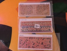 Lot of (3) Craftaid Leather Patterns Billfold...