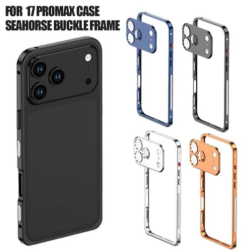 For iPhone 17 Pro Max Aluminum Bumper Frame Case +Metal lens Film❀ - Picture 2 of 22