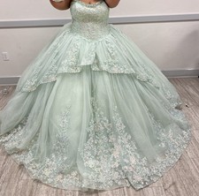 Quince Sage Green With Or Without Sleeves Dress Fit Flare