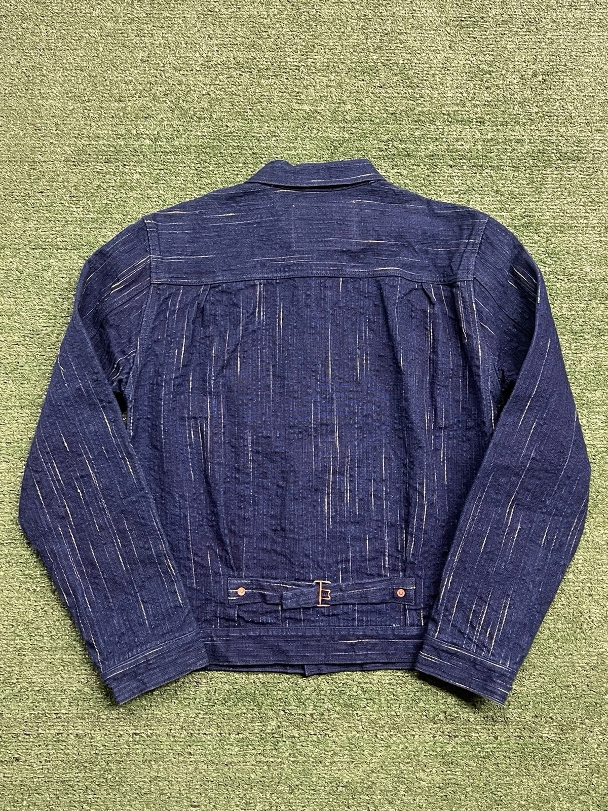 Studio D'Artisan Size 40 Kasuri Denim Indigo Hand Dyed Type 1 Jacket D4508 image 7