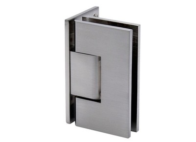 Glendale Square 5 Degree Positive Close Wall Mount Offset Back Plate - Brushed N