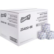 Standard Embossed 2-Ply Toilet Paper (400 Sheets per Roll, 96 Rolls per Case)