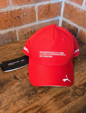 Porsche Motorsport Puma Team Le Mans Red Baseball Cap Official Porsche Motorsport Puma Team Le Mans Red Baseball Cap Official