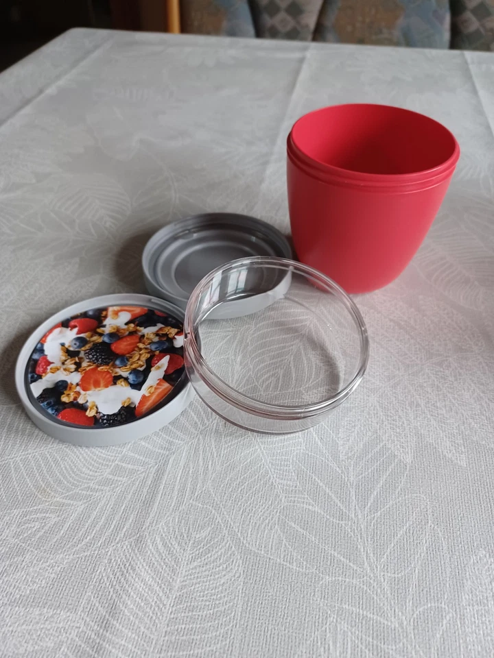 Mepal Rosti Lunch Pot Ellipse, mini Rot (Nordic Red) - Bild 2 von 2