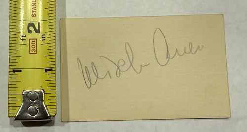 Ancienne carte autographe signée Misha Auer acteur d. 1967 film TV My Man Godfrey - Photo 7/9