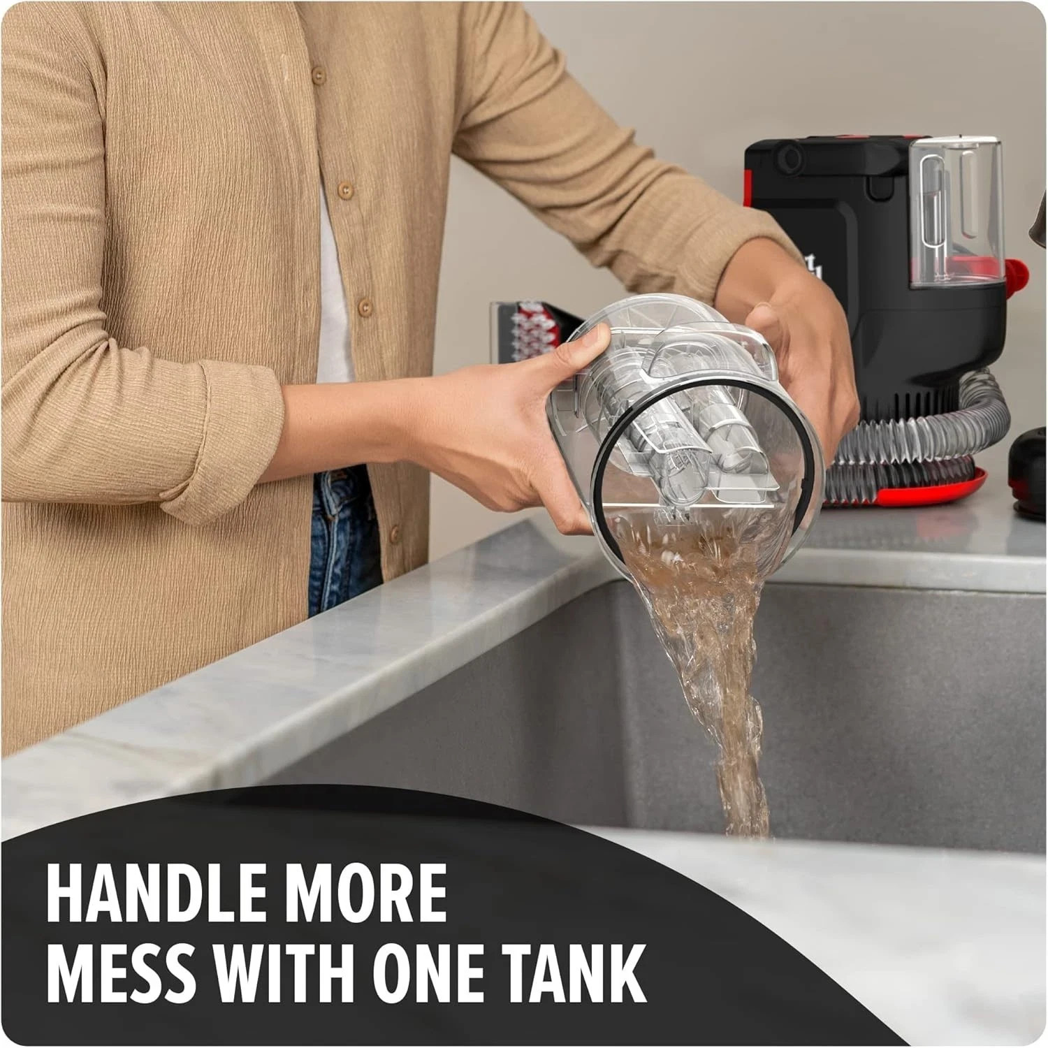 New Dirt Devil Compact Carpet & Upholstery Spot Cleaner Lightweight, 20oz Tank