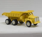 MATCHBOX EUCLID YELLOW DUMP TRUCK No 6 VINTAGE 1970s TOY CONSTRUCTION TOY 3 AXLE