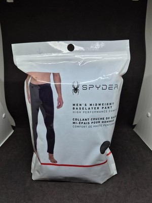 Spyder Mens Midweight Baselayer Pant High Performance Comfort SZ Medium 34-36