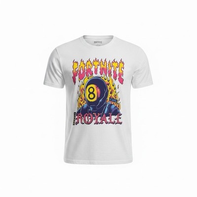 Fortnite Battle Royal Graphic White T-shirt NWT Size Medium (Official Fortnite)