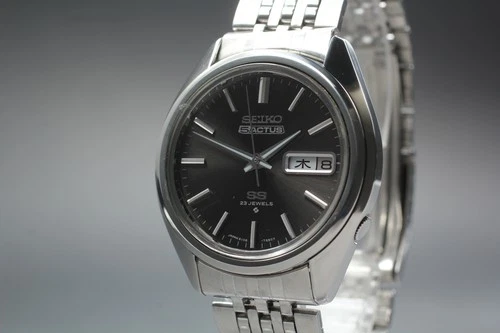 Vintage 1972 [Near MINT] Seiko 5 Actus SS 6106-7480 kanji At Men's Watch JAPAN