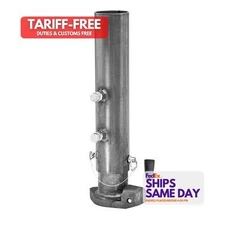 Reese 1289040300, One Natural Steel Bx1 30K Round Gooseneck Coupler Short Config