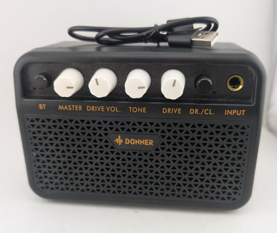 Donner Mini E-Gitarren Verstärker 5W x2 Tragbarer Verstärker - Bluetooth