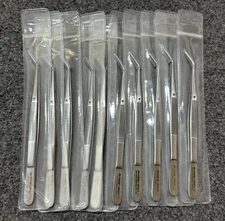 Lot of 10 Hu-Friedy DPU17 Utility Pick-Up Dental Dressing Pliers Stainless Steel
