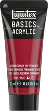 Colore Acrilico Liquitex Basics 22ml Carmine Alizarina Pittura Arte