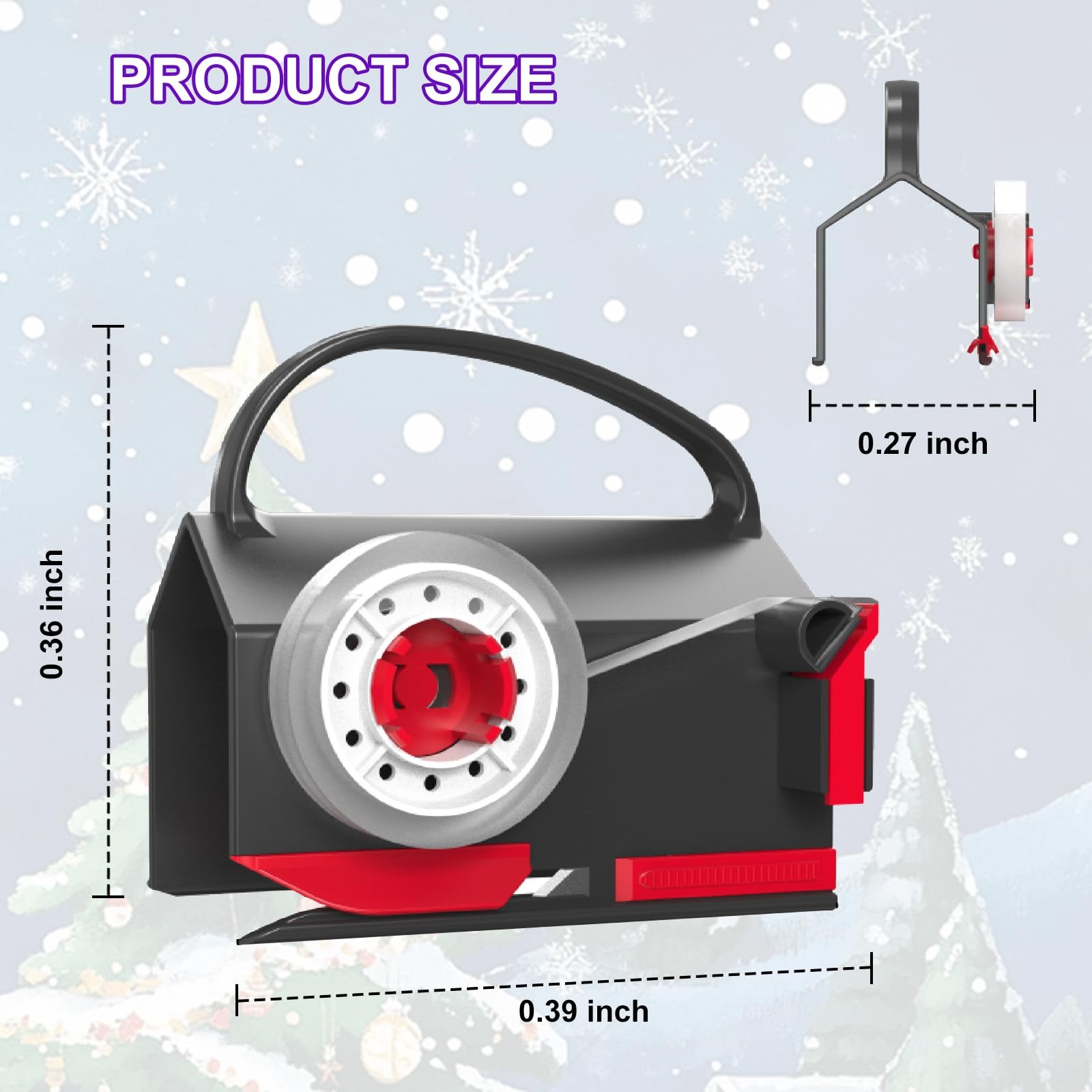 Upgrade 2 Pack Wrapping Paper Cutter &Tape Dispenser Dual Use, Gift Wrap Cutt...