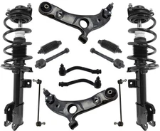 Front Struts Lower Control Arms Tie Rods & Links For Hyundai Santa Fe 013-2018