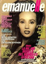 Western Magazine Emanuelle Cover Iman David Bowie Fashion 80s Edition
