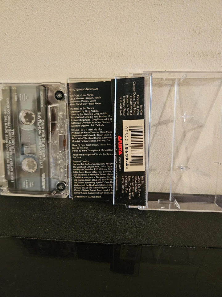 EVERY MOTHER'S NIGHTMARE Wake Up Screaming 1993 CASSETTE TAPE HARD ROCK - Image 3 of 4