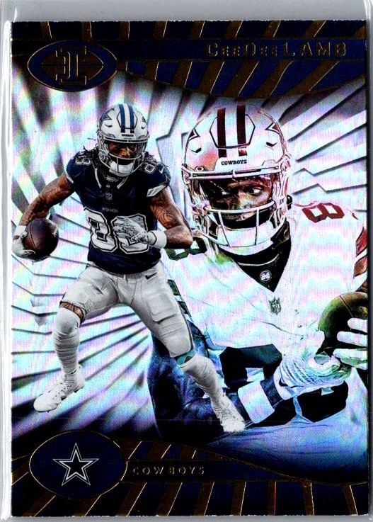 2024 Panini Illusions #19 CeeDee Lamb Emerald Trophy Collection