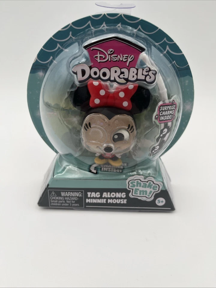 CLIP MOCHILA CON ETIQUETA MINNIE MOUSE DISNEY DOORABLES con DIJES SORPRESA Foto 3 de 4