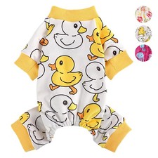 Dog Pajamas for Small Dogs, Yorkie Pajamas Chihuahua Pjs,Stretchable Duck Des...