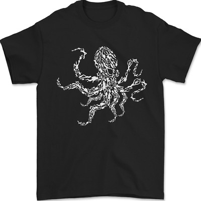 Scuba Diving Octopus Diver Cthulhu Kraken Mens T-Shirt 100% Cotton