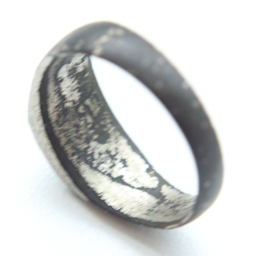 WWI Original German Patriotic Ring With Cross and 1914 Inscription - Picture 7 of 8