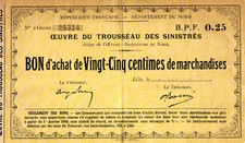 05 France / Frankreich Departement du Nord 25 Centimes 1916   (FRNG-1322)