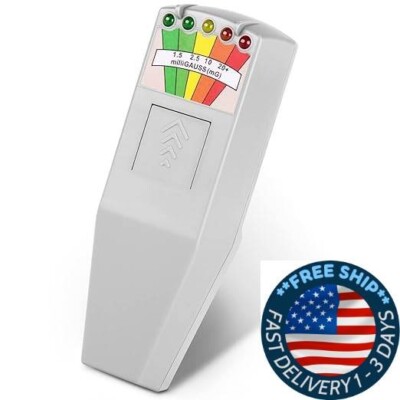 color tree Detector de caza de fantasmas de campo magnético LED EMF de mano.2024