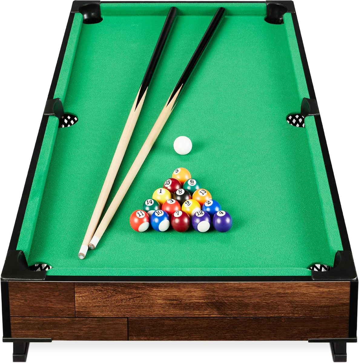 40In Tabletop Billiard Table, Pool Arcade Game Table for Living