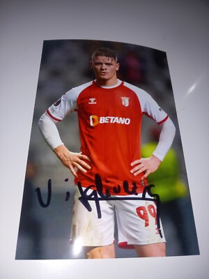 Signiertes Foto Vitinha Sporting Braga NEU 