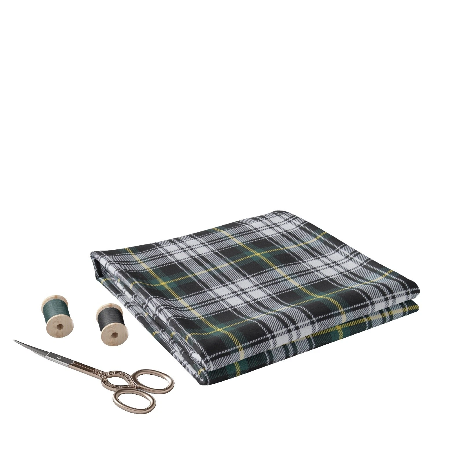 Tartan Algodón Costura artesanal