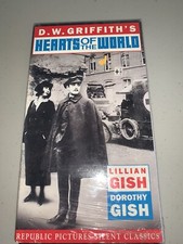 1918 D. W. Griffith Lillian Gish Hearts Of The World WWI &nbsp;-VHS TAPE